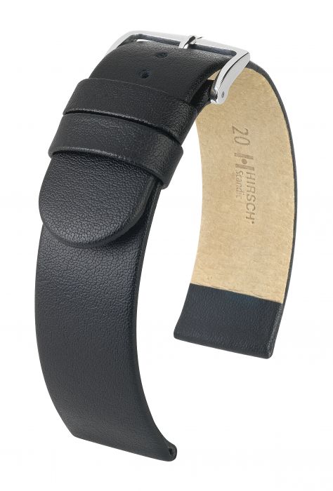 Hirsch Scandic nahkaranneke musta M 