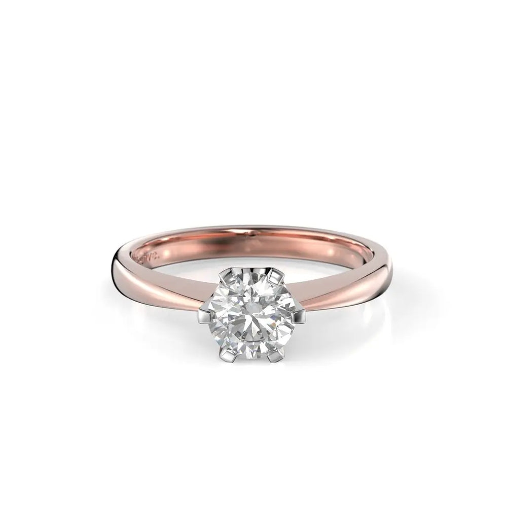 Festive Classic Timanttisormus 0,60 ct Punakulta