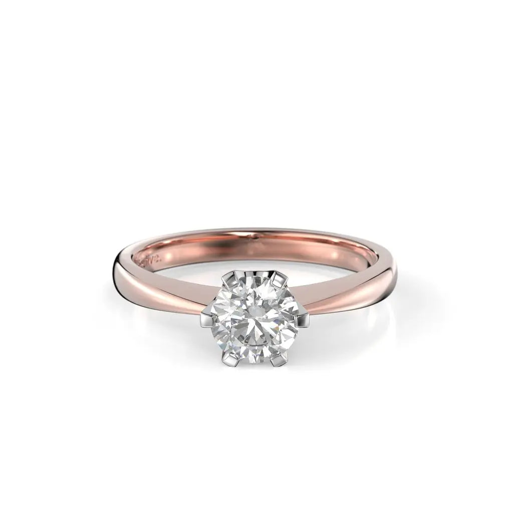 Festive Classic Timanttisormus 0,60 ct Punakulta