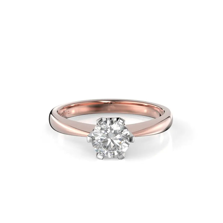 Festive Classic Timanttisormus 0,60 ct Punakulta