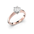 Festive Classic Timanttisormus 0,60 ct Punakulta