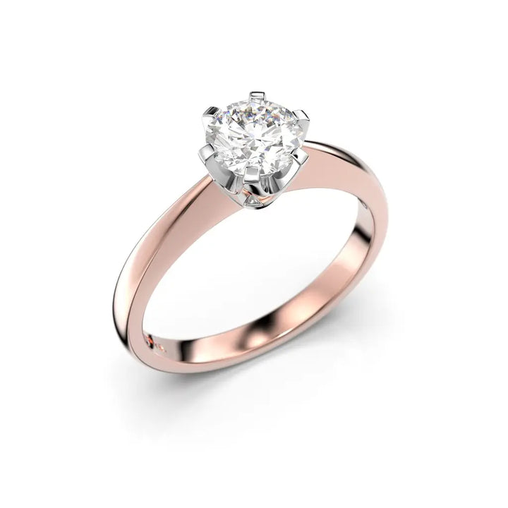 Festive Classic Timanttisormus 0,60 ct Punakulta