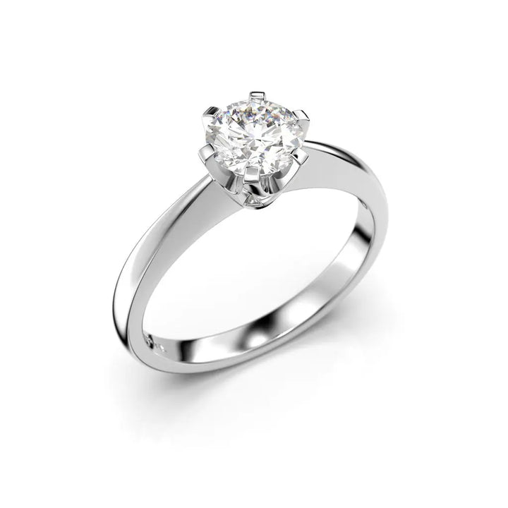 Festive Classic Timanttisormus 0,60 ct Valkokulta