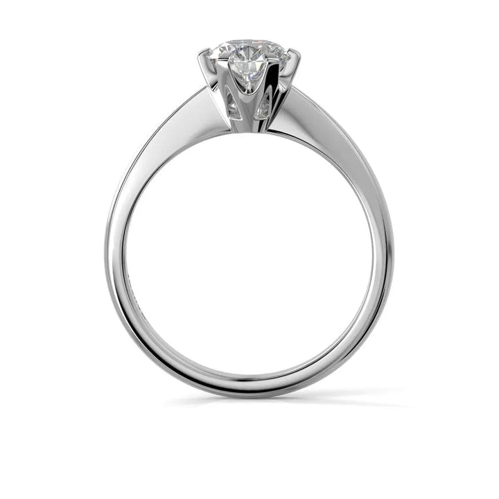 Festive Classic Timanttisormus 0,70 ct Valkokulta 14K