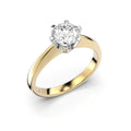 Festive Classic Timanttisormus 0,70 ct Keltakulta