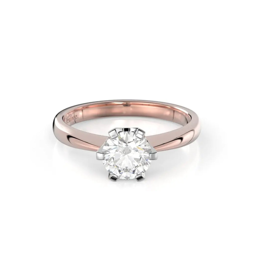 Festive Classic Timanttisormus 0,70 ct Punakulta