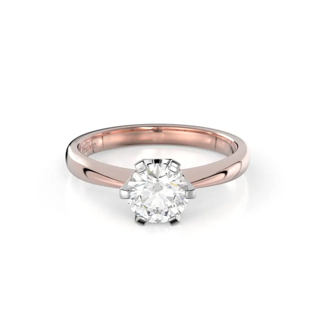 Festive Classic Timanttisormus 0,70 ct Punakulta