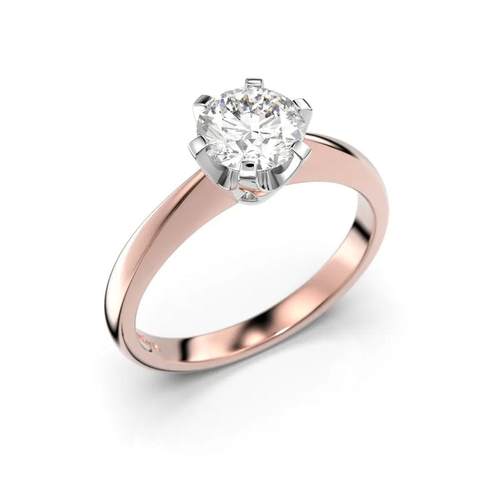 Festive Classic Timanttisormus 0,70 ct Punakulta