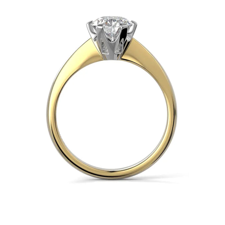 Festive Classic Timanttisormus 1,00 ct Keltakulta