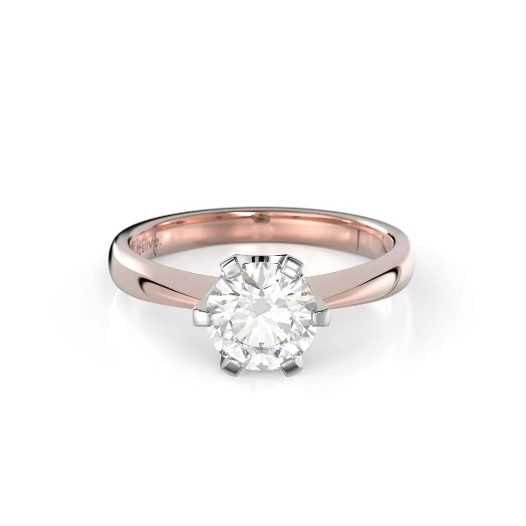 Festive Classic Timanttisormus 1,00 ct Punakulta