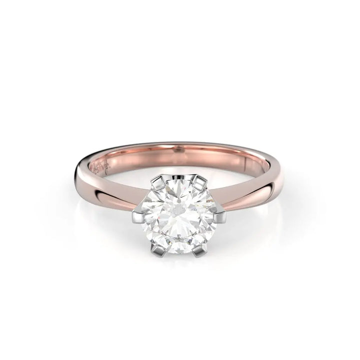 Festive Classic Timanttisormus 1,00 ct Punakulta