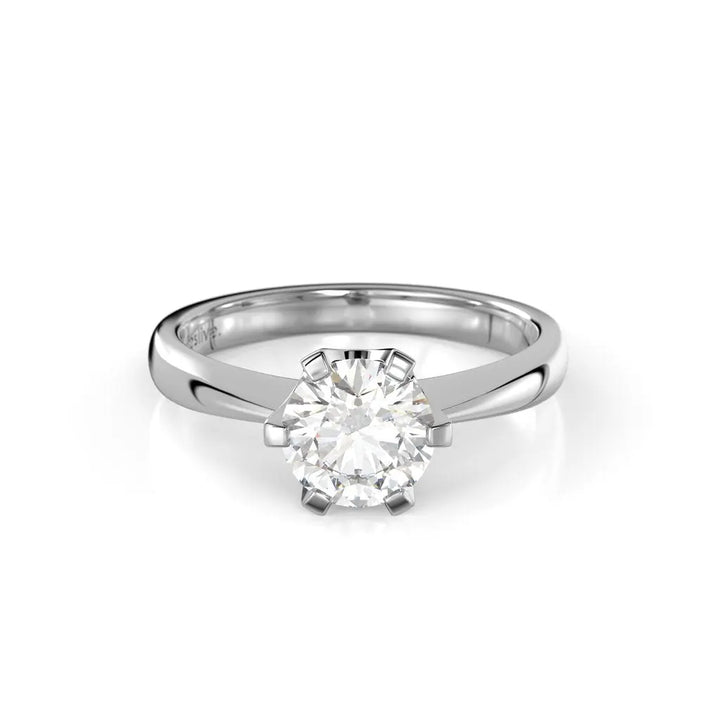 Festive Classic Timanttisormus 1,00 ct Valkokulta