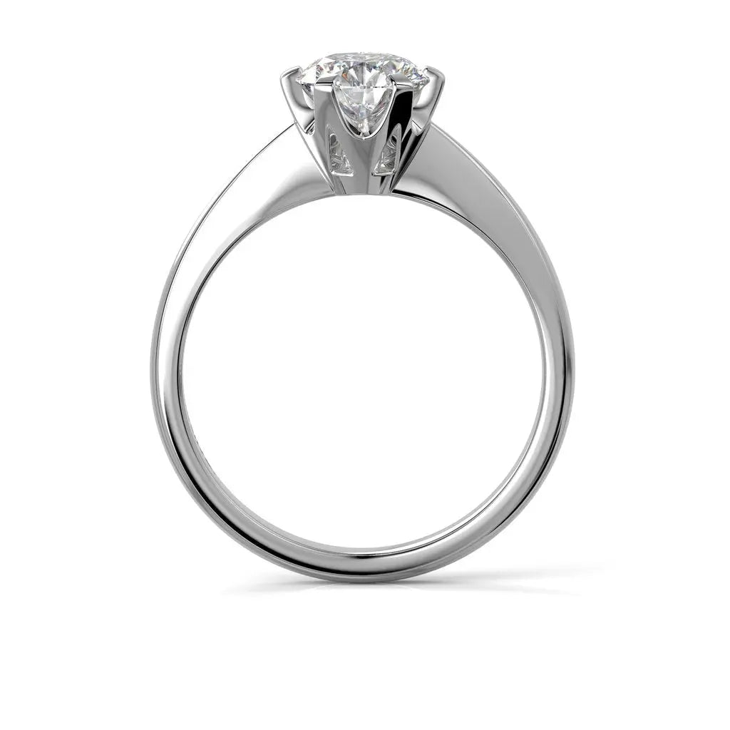 Festive Classic Timanttisormus 1,00 ct Valkokulta