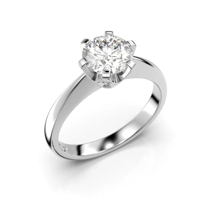 Festive Classic Timanttisormus 1,00 ct Valkokulta
