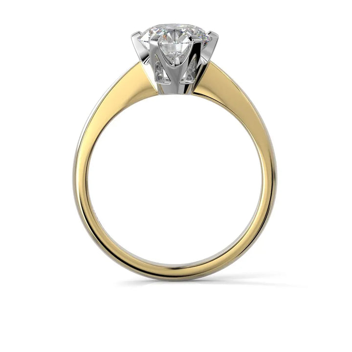 Festive Classic Timanttisormus 1,50 ct Keltakulta