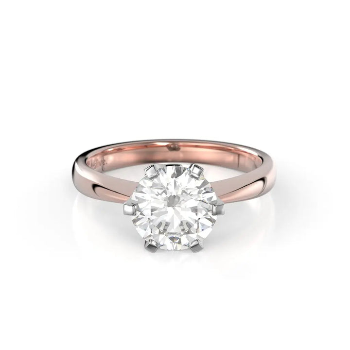Festive Classic Timanttisormus 1,50 ct Punakulta