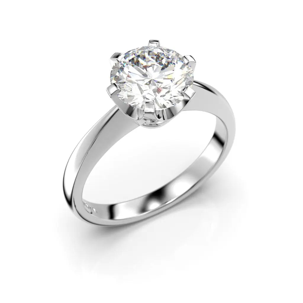 Festive Classic Timanttisormus 1,50 ct Valkokulta