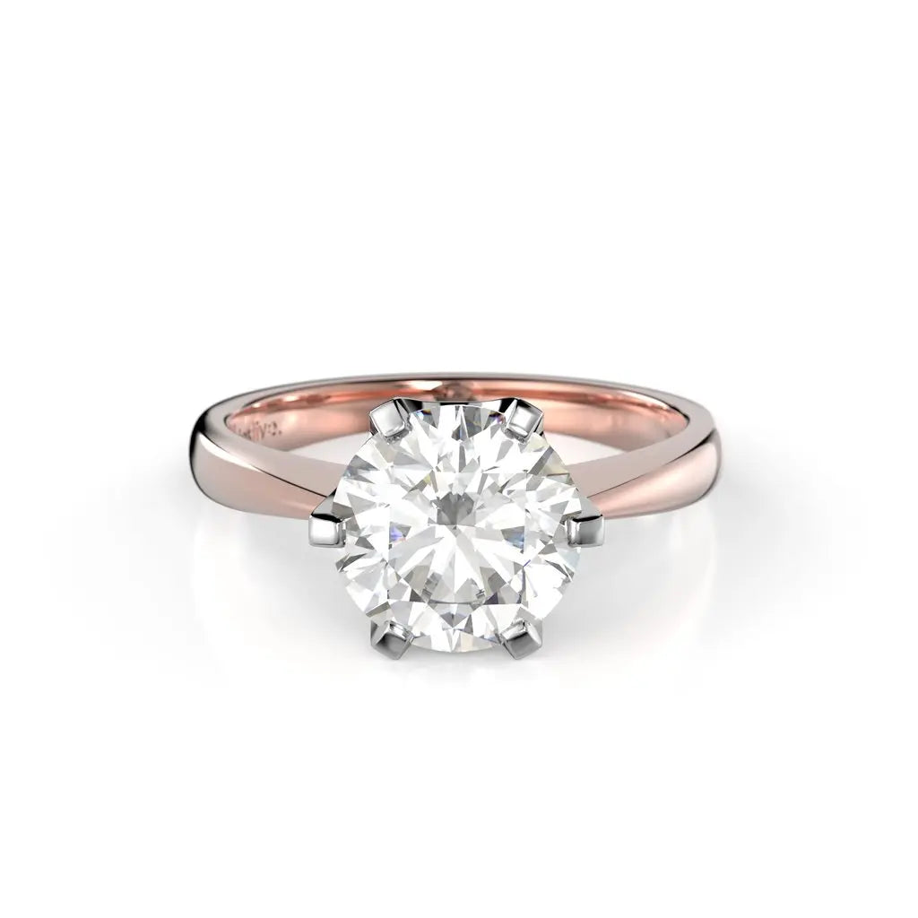 Festive Classic Timanttisormus 2,00 ct Punakulta