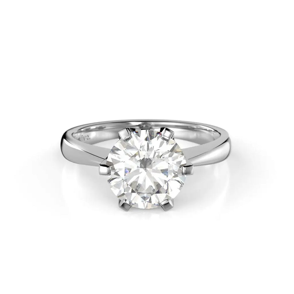 Festive Classic Timanttisormus 2,00 ct Valkokulta
