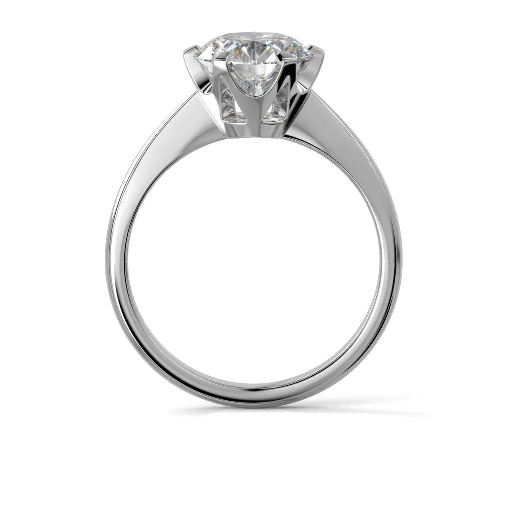 Festive Classic Timanttisormus 2,00 ct Valkokulta