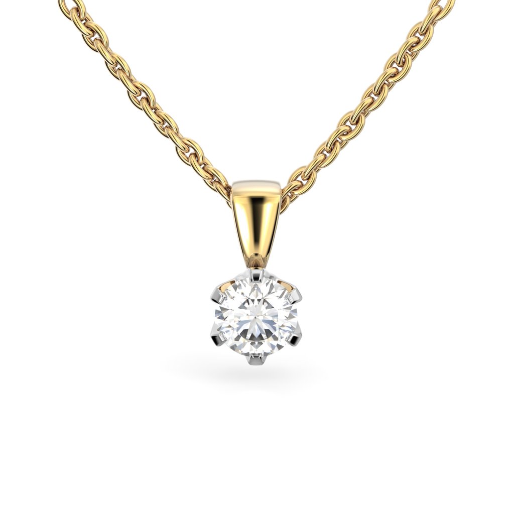 Festive Timanttiriipus Classic 0,70 ct Keltakulta 14K
