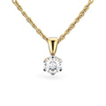 Festive Timanttiriipus Classic 0,70 ct Keltakulta 14K