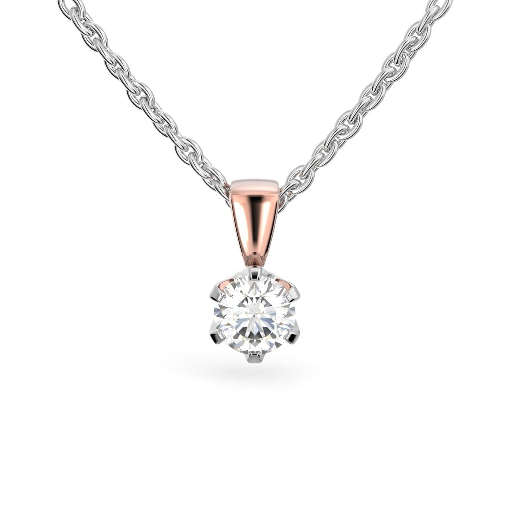 Festive Timanttiriipus Classic 0,70 ct Punakulta 14K