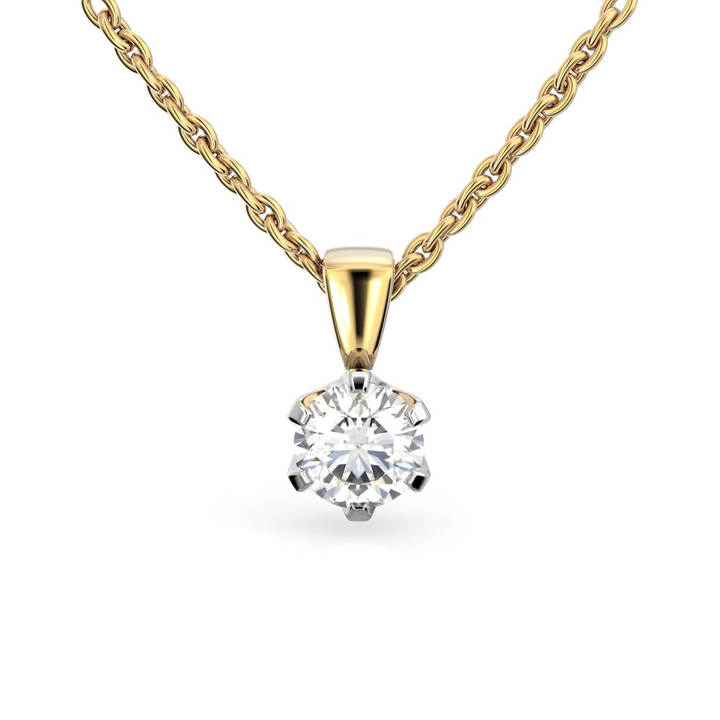 Festive Timanttiriipus Classic 1,00 ct Keltakulta 14K