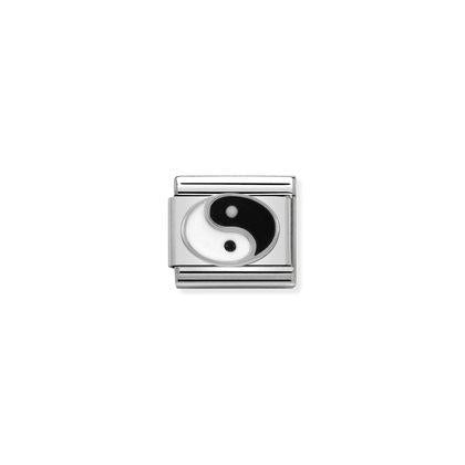 Nomination Classic Silvershine Yin Yang