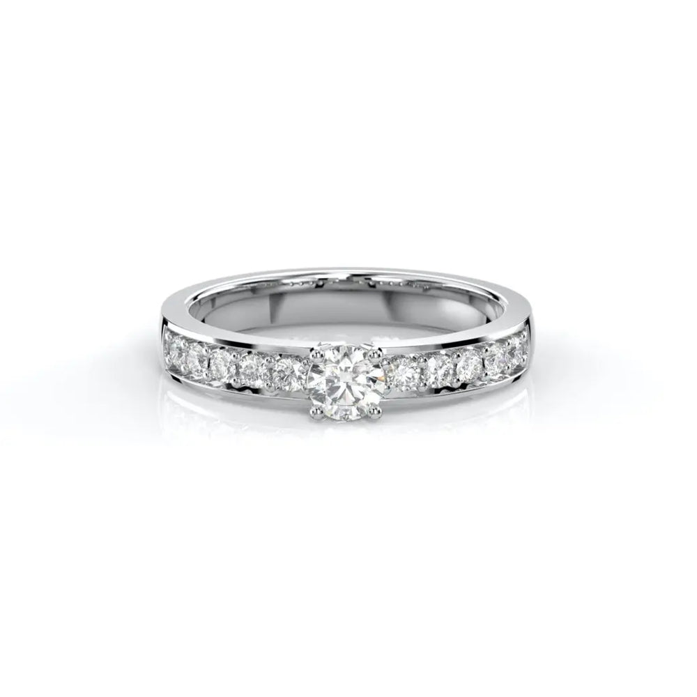Festive Ariel Timanttisormus Valkokulta 0,40 ct