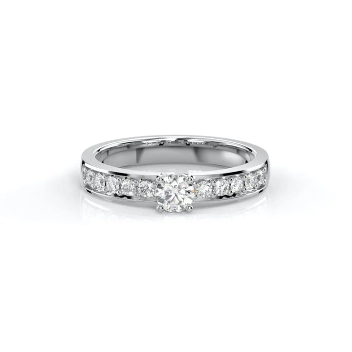 Festive Ariel Timanttisormus Valkokulta 0,40 ct