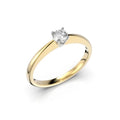 Festive Helen timanttisormus 0,19 ct keltakulta