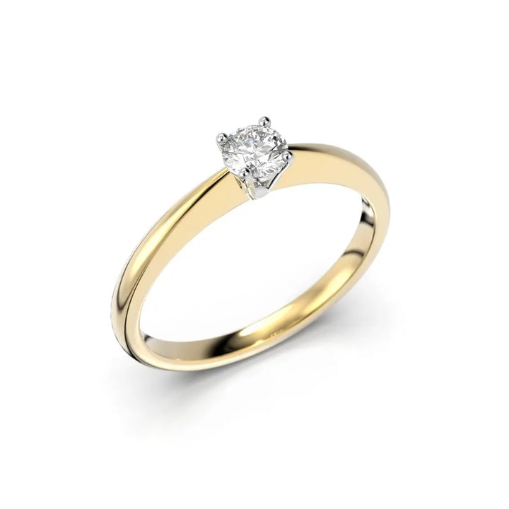 Festive Helen Timanttisormus 0,19 ct Keltakulta