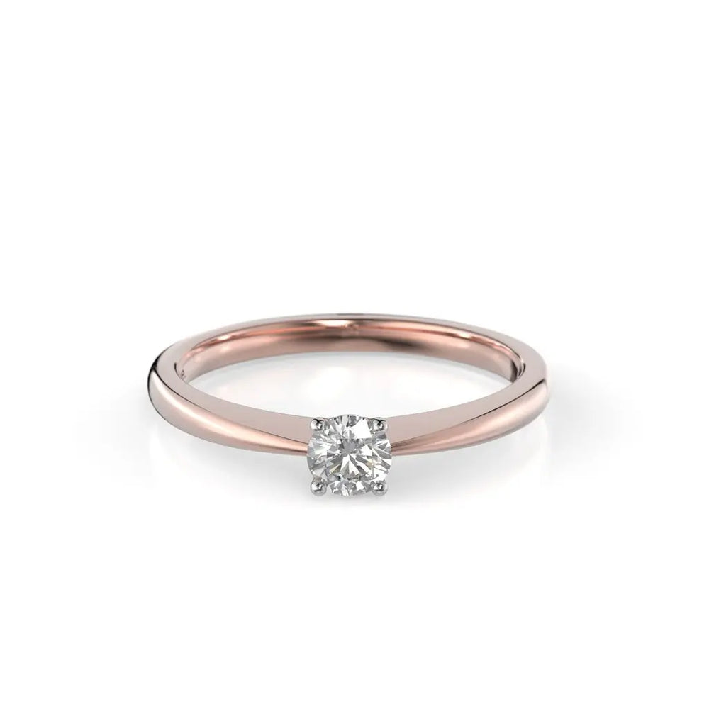 Festive Helen Timanttisormus 0,19 ct Punakulta