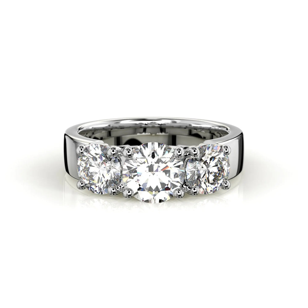Festive Timanttisormus Trilogy Trend 2,00 ct