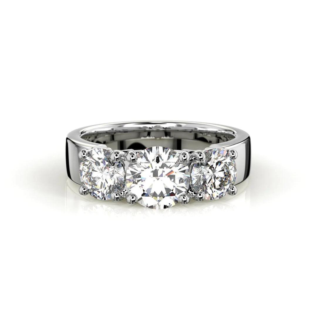 Festive Timanttisormus Trilogy Trend 2,00 ct