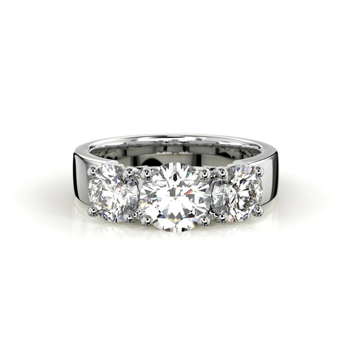 Festive Timanttisormus Trilogy Trend 2,00 ct