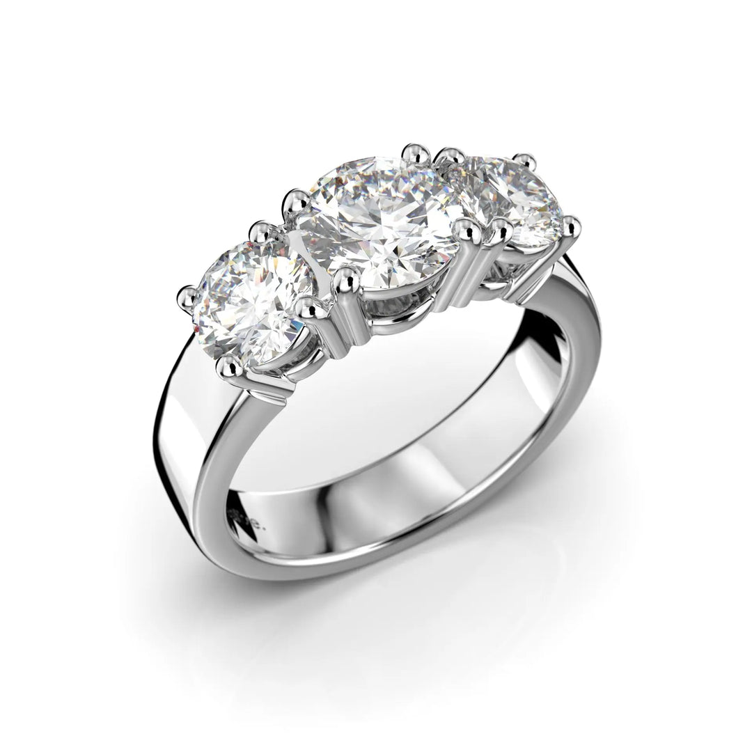 Festive Timanttisormus Trilogy Trend 2,00 ct