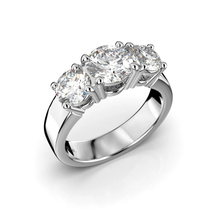 Festive Timanttisormus Trilogy Trend 2,00 ct