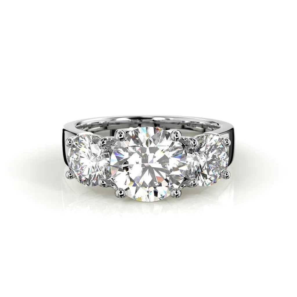 Festive Timanttisormus Trilogy Trend 3,40 ct