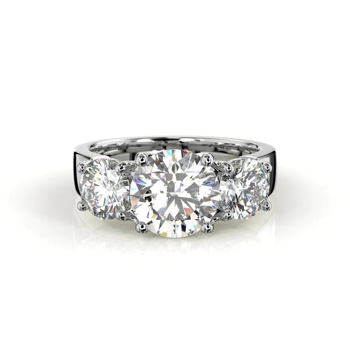 Festive Timanttisormus Trilogy Trend 3,40 ct