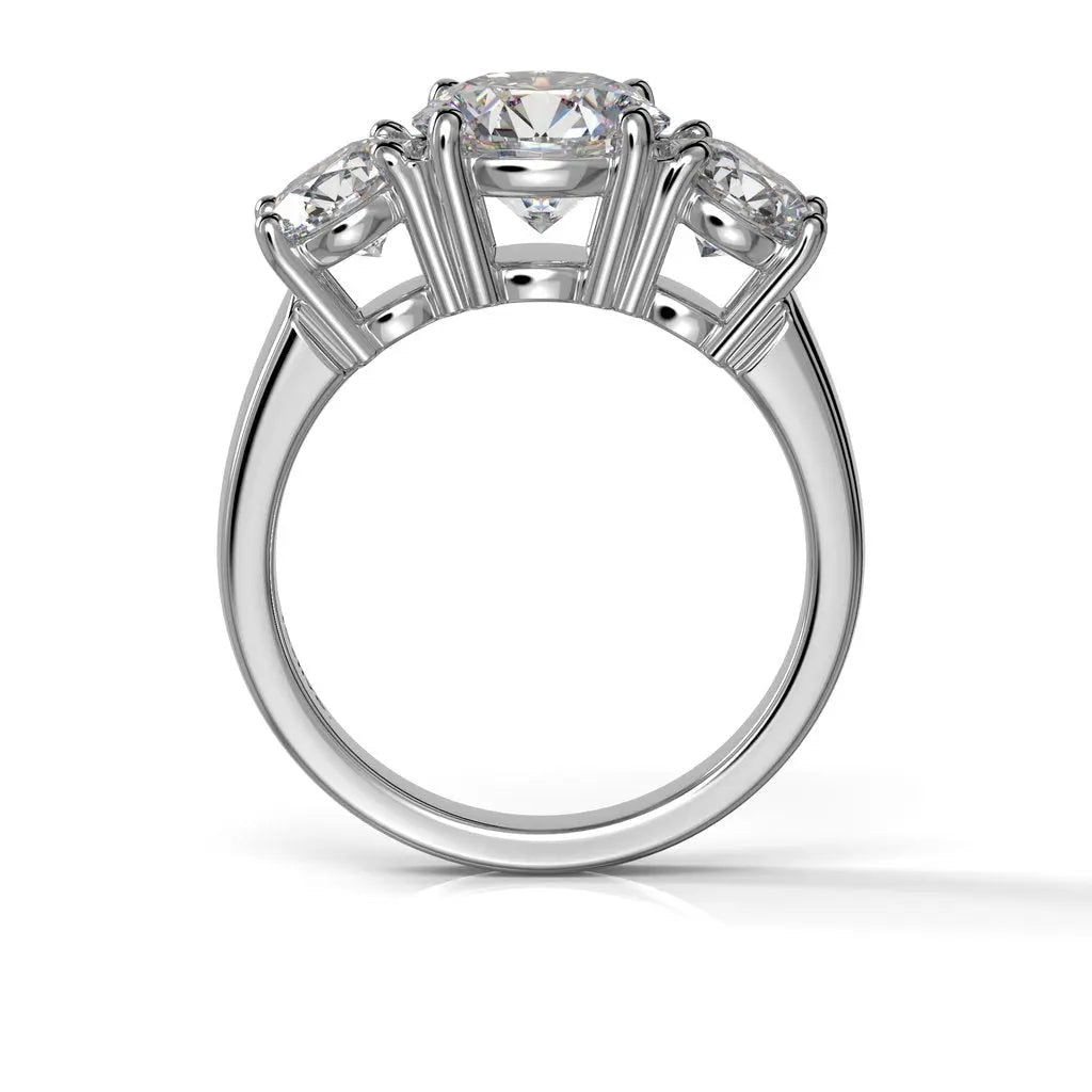 Festive Timanttisormus Trilogy Trend 3,40 ct