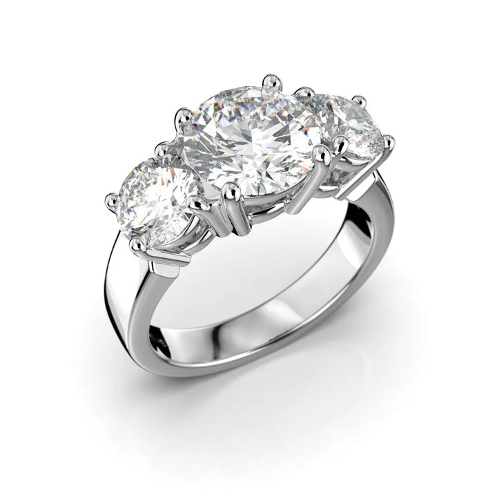 Festive Timanttisormus Trilogy Trend 3,40 ct