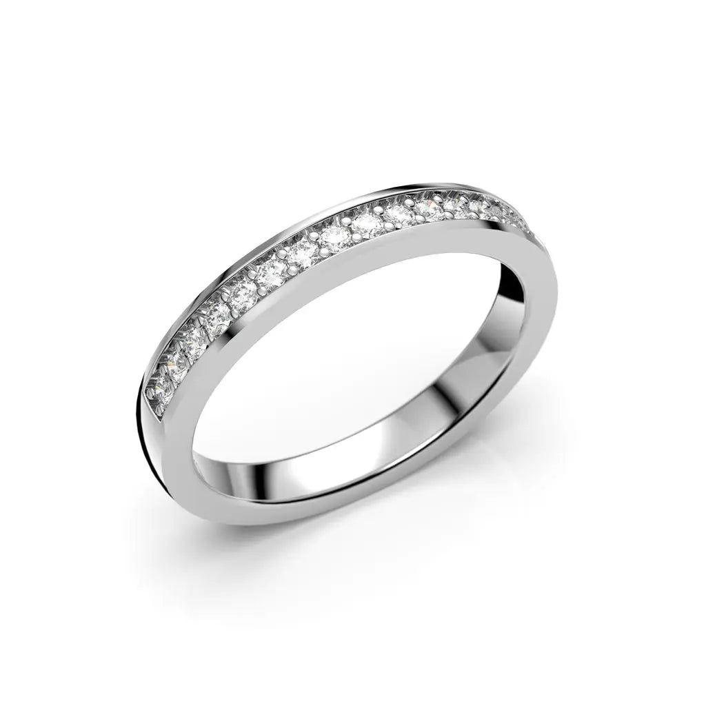 Festive Ariel timanttisormus 0,16 ct valkokulta