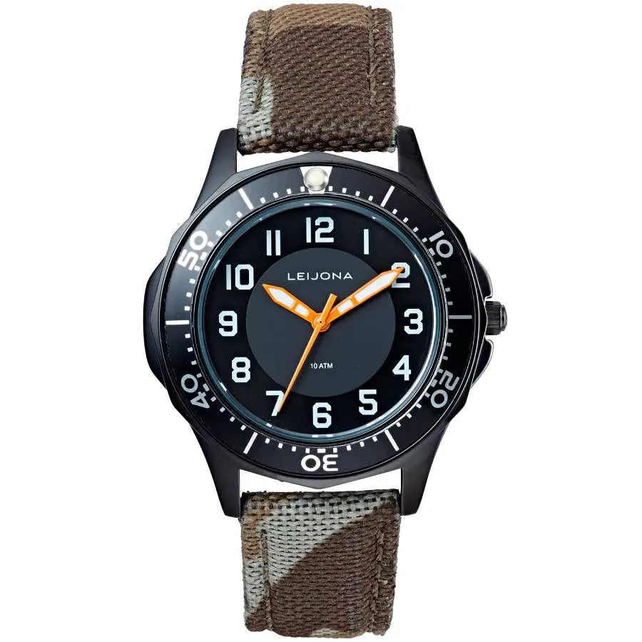 Leijona Poikien kello 5223-891 Army Camo Leijona