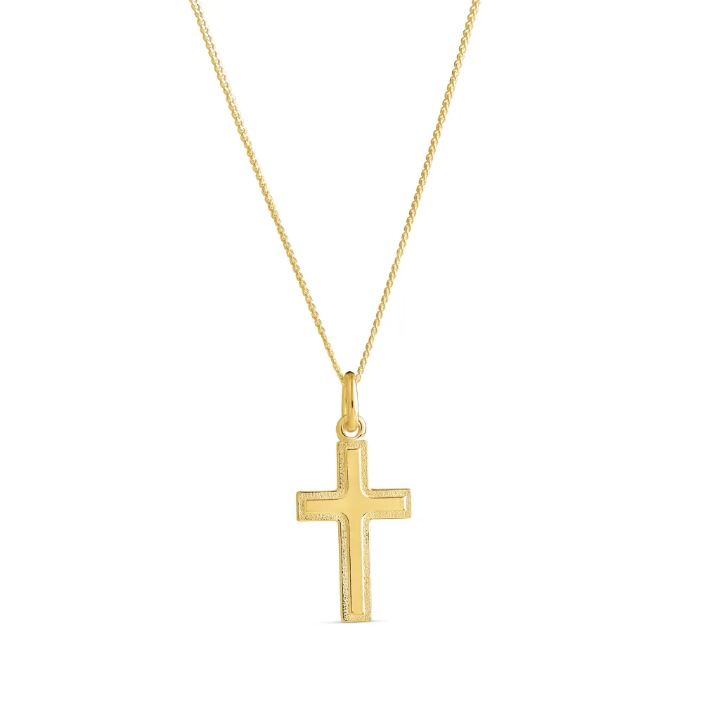 Kullattu hopeinen rippiristi 5256661500 Top Gold