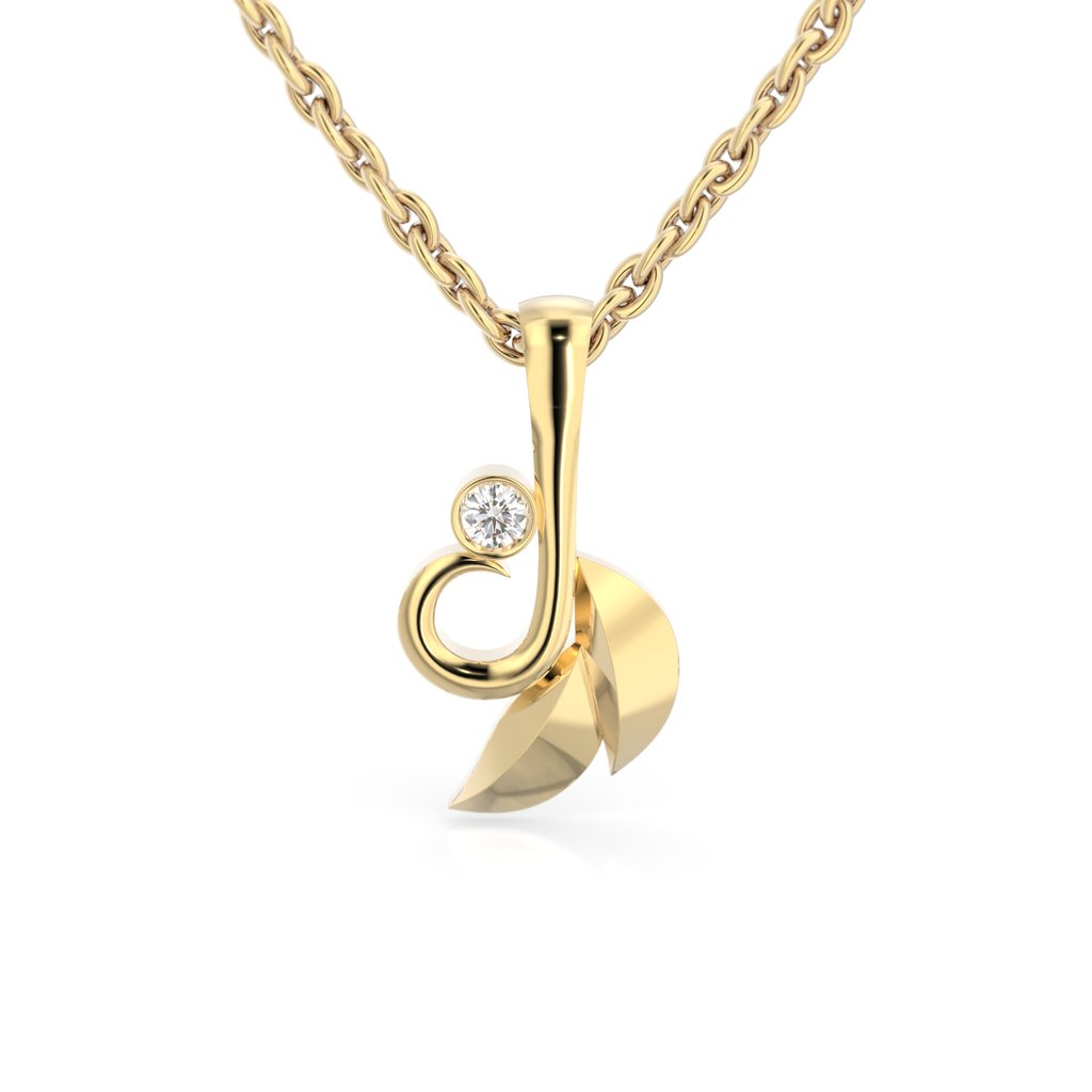 Festive Timanttiriipus Garden 0,03 ct Keltakulta 14K