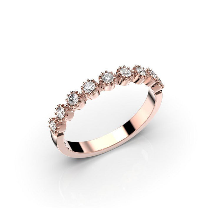 Festive Anna Timanttisormus 0,18 ct punakulta