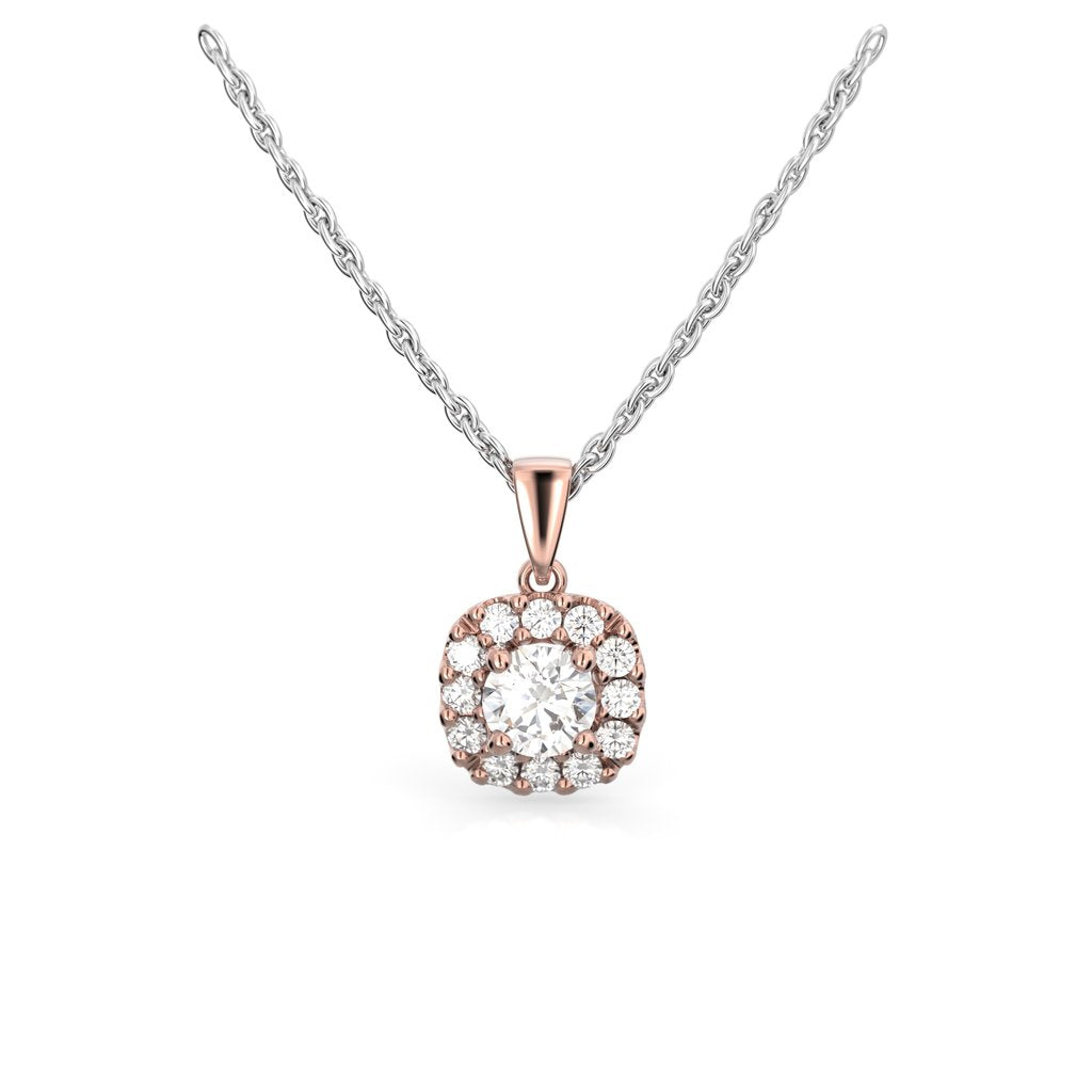 Festive Timanttiriipus Janette 0,30 ct Punakulta 14K