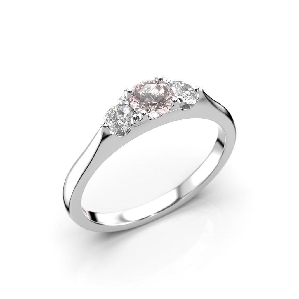 Festive Megan Morganiitti Timanttisormus 0,22 ct valkokulta